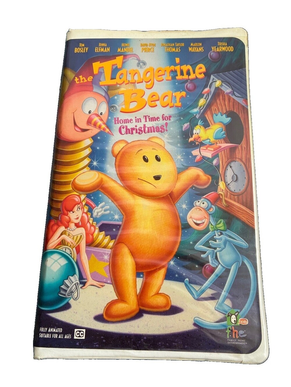 THE TANGERINE BEAR "HOME IN TIME FOR CHRISTMAS" VHS